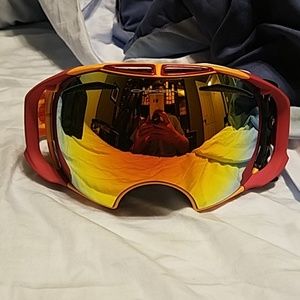Oakley airbrake goggles Bright orange/fire iridium